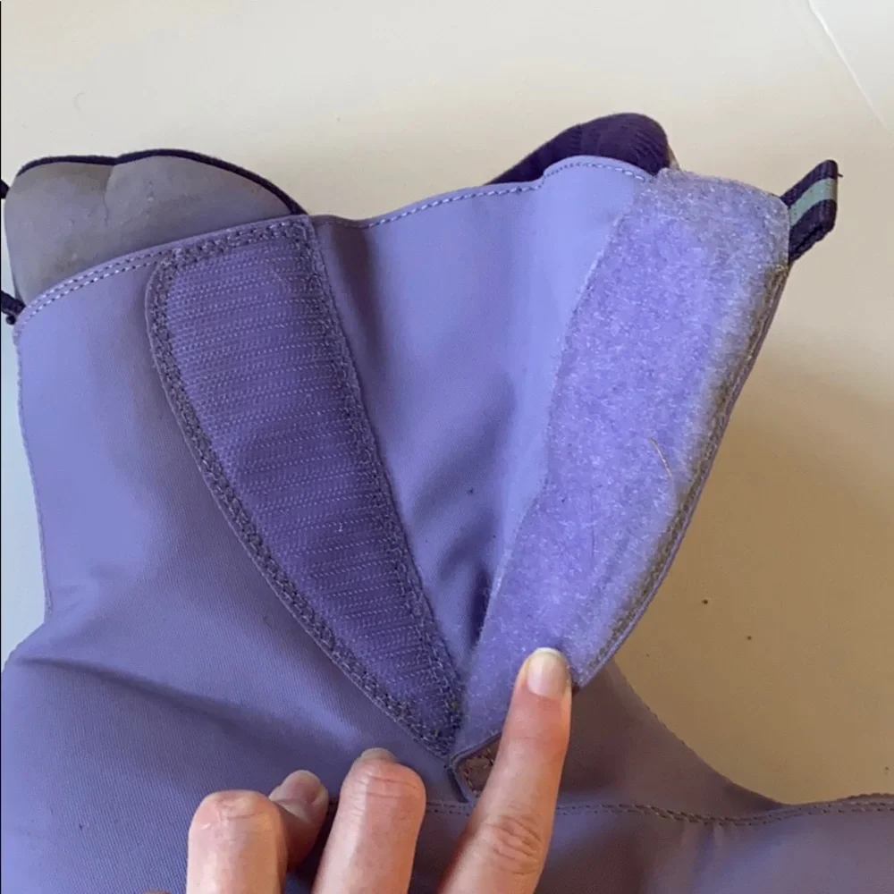 Lands End purple fleece